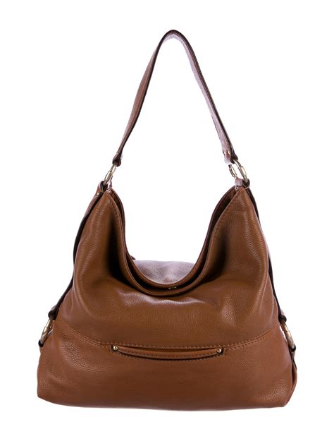 michael kors chelsea hobo leather purse nickel|shoulder bag Michael Kors purse.